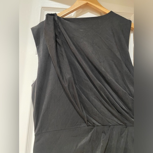 Armani Exchange High Quality Ruched Shift Full Side Zip SzL Shirt Dress - Picture 5 of 8